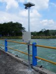 水位計　インドネシア　PJT2　チュルック堰